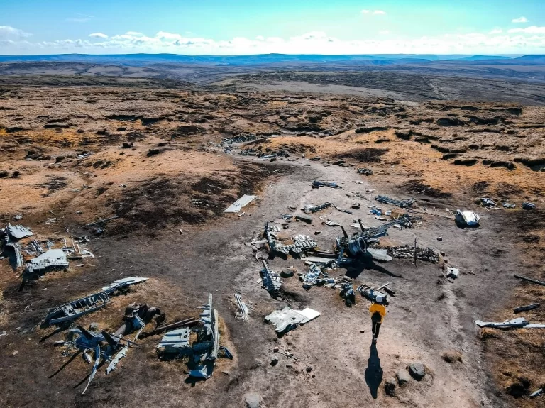 Finding the B-29 ‘OVEREXPOSED’ Crash Site on Bleaklow, Peak District
