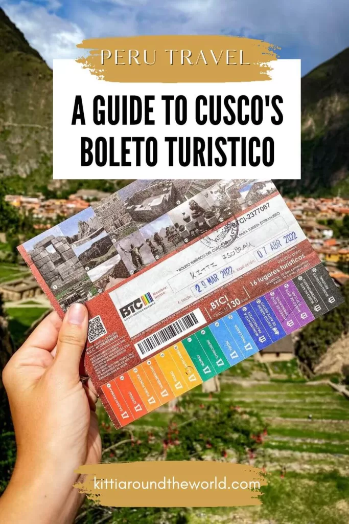cusco tourist ticket
