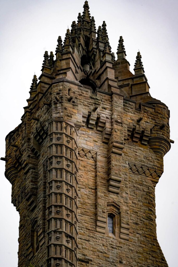 National Wallace Tower in Stirling Scotland