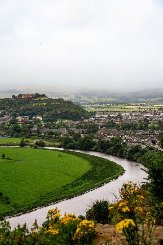 View of Stirling and the River Forth