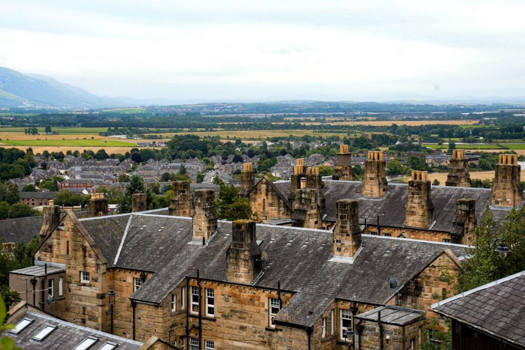 View of Stirling in Scotland