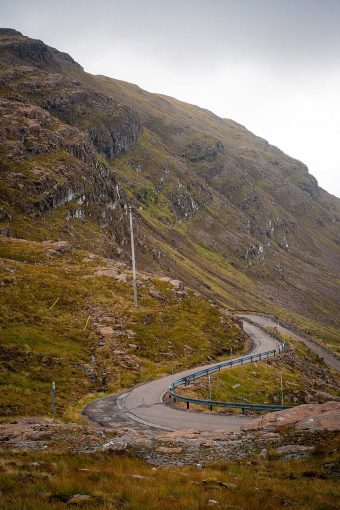 Bealach na Bà along the NC500 Scotland