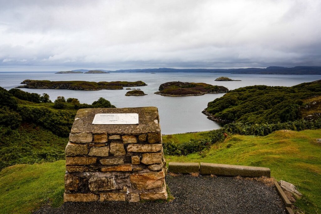 Drumbeg Viewpoint in Scotland