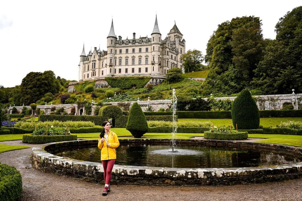 Dunrobin Castle and Gardens in Scotland