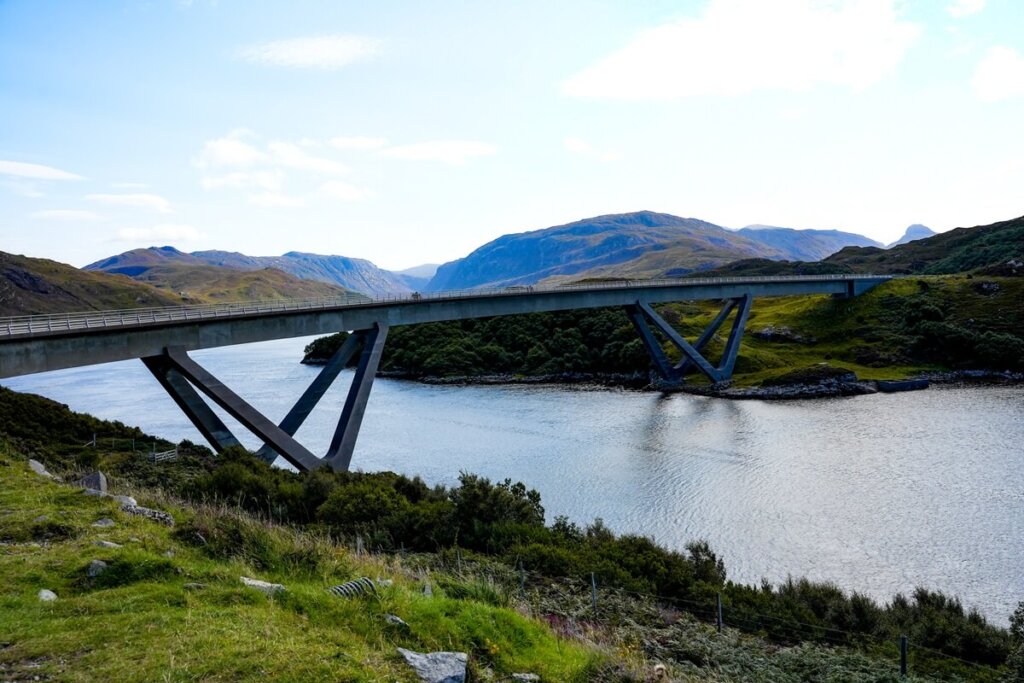 Kylesku Bridge in Scotland