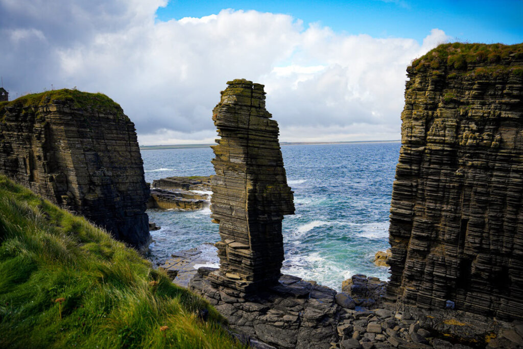 Rock formation in Scotland