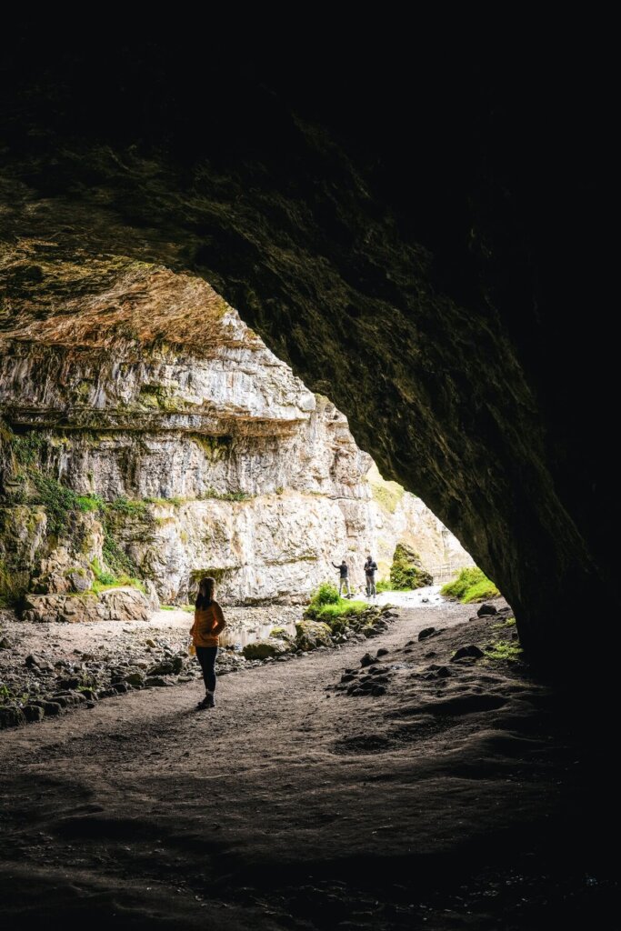 Smoo Cave entrance in Scotland