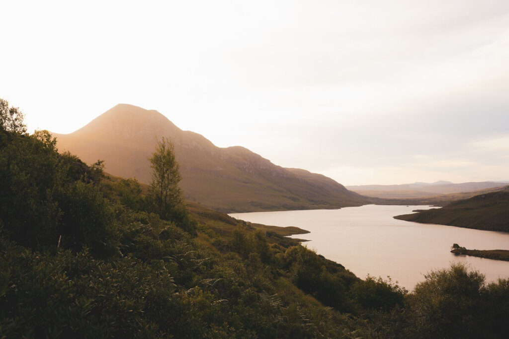 sunrise in the Scottish Highlands