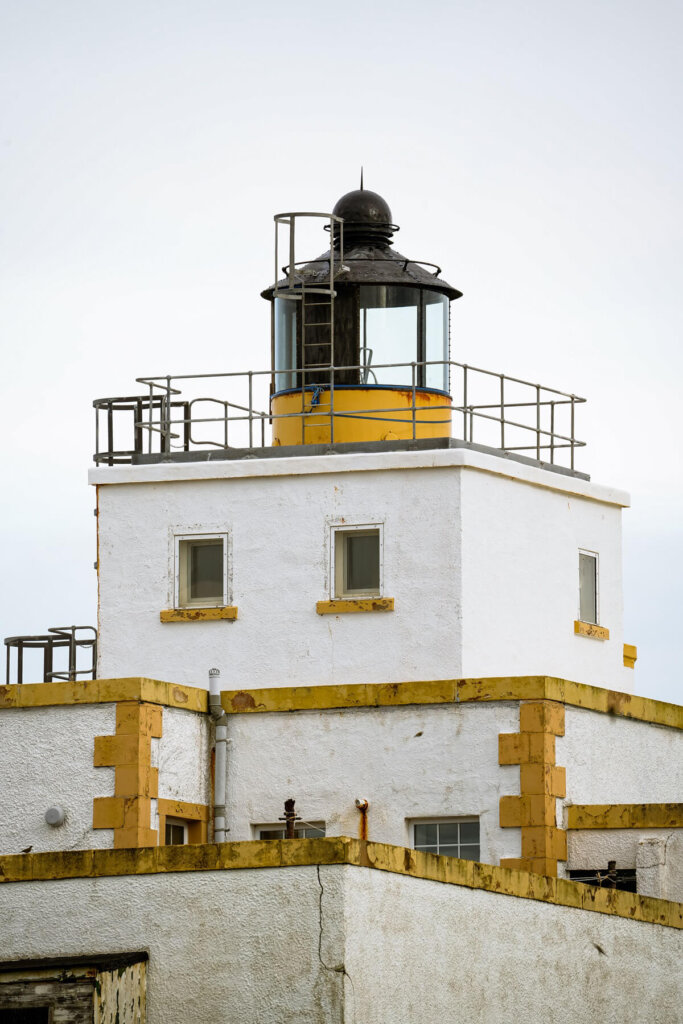 Strathy Point Lighthouse in Scotland