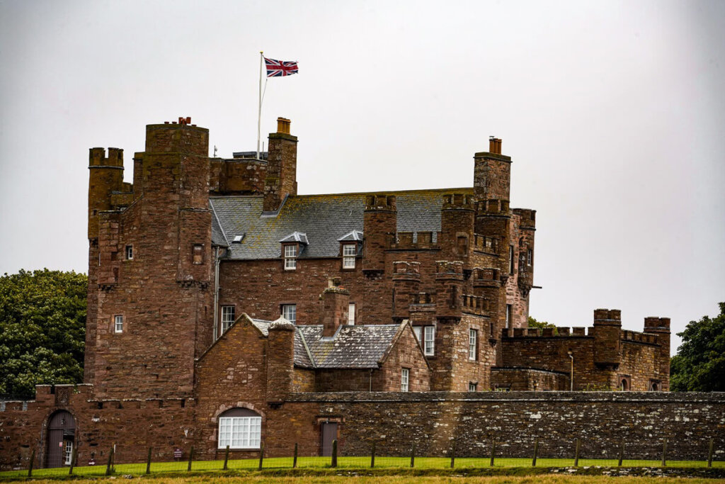 The Castle and Gardens of Mey in Scotland