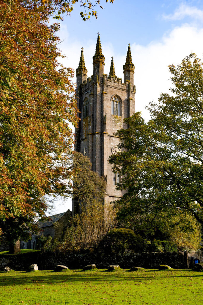 Church in Widecombe-in-the-Moor in Dartmoor