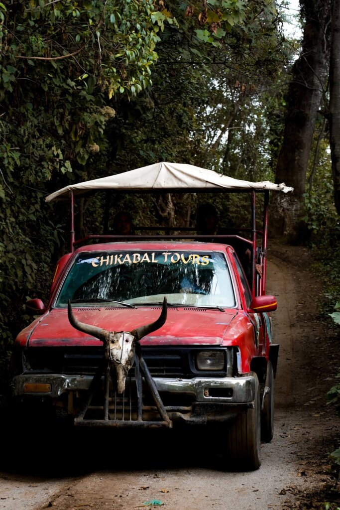 Pick-up truck called Torito at Lake Chicabal