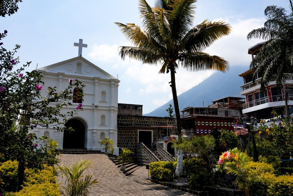 Church in San Pedro la Laguna Lake Atitlan