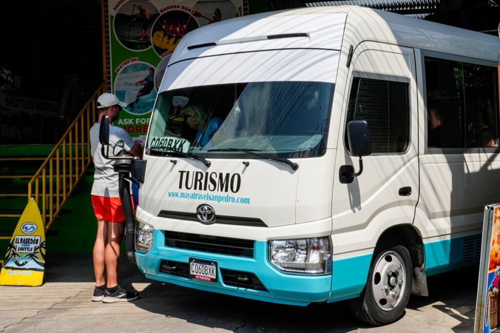 tourist shuttle Lake Atitlan Guatemala