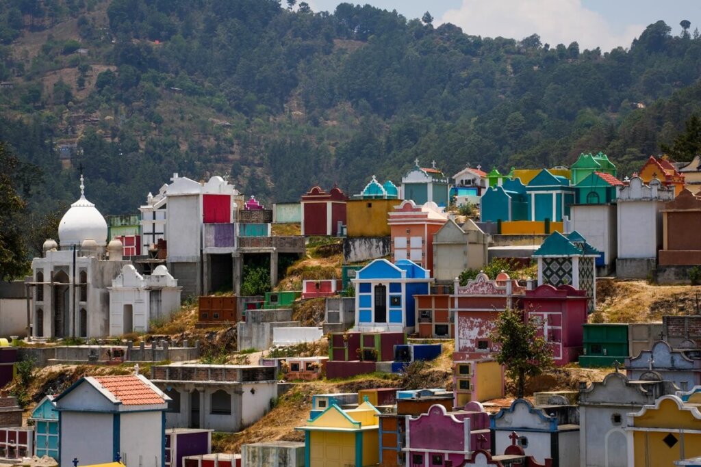 Colourful Cemetery in Guatemala