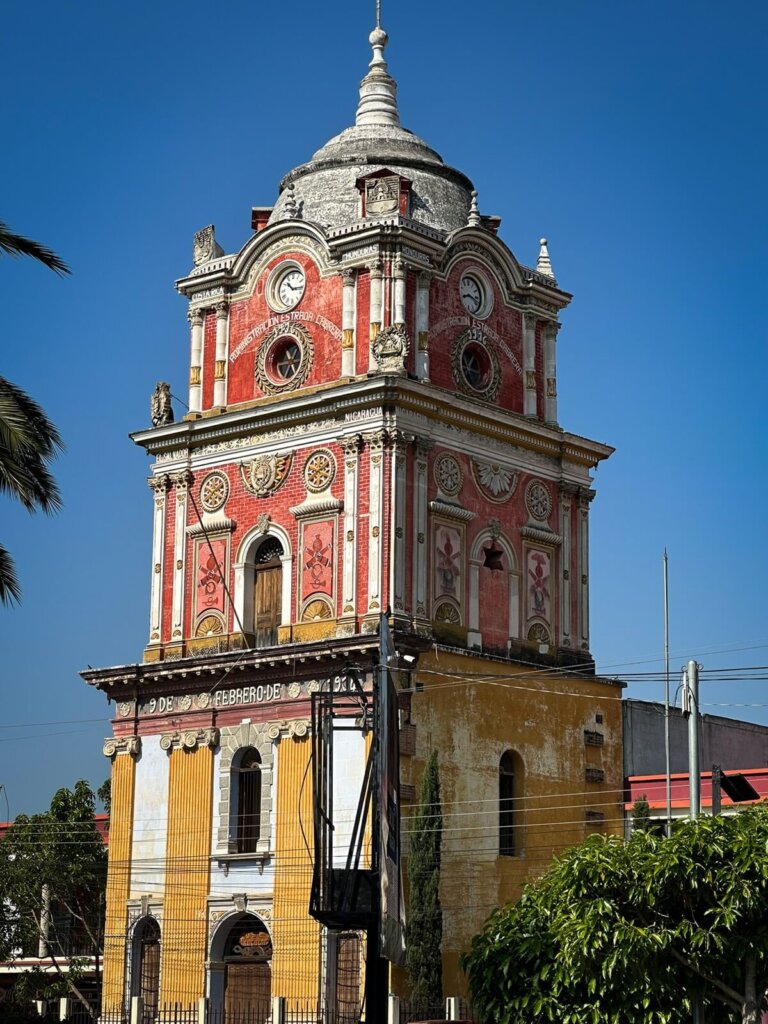 Colourful church in Solola Guatemala