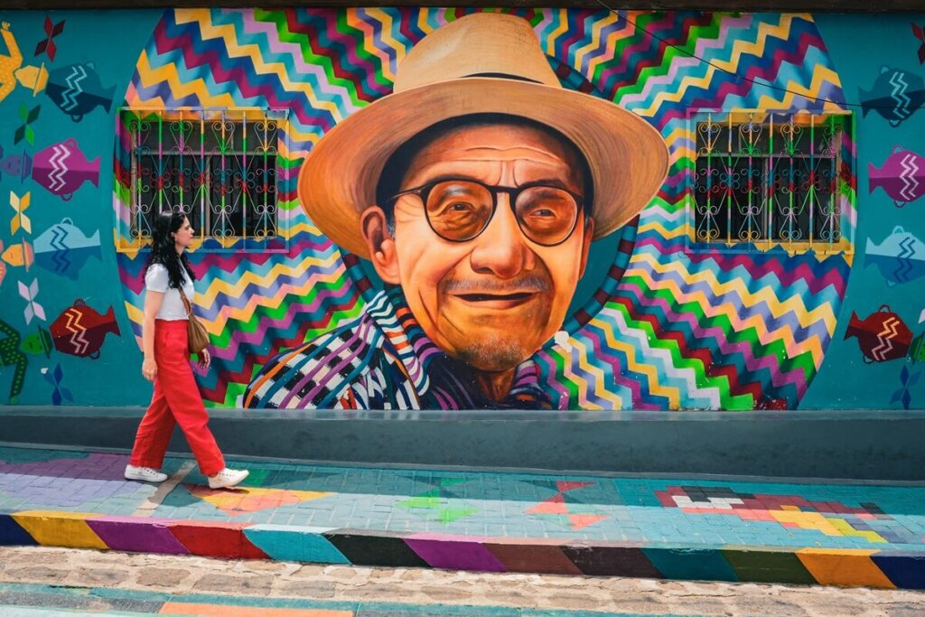 Mural in San Juan La Laguna