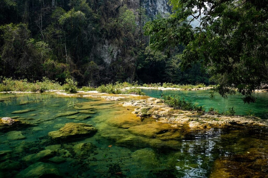 Lower Pools in Semuc Champey Guatemala