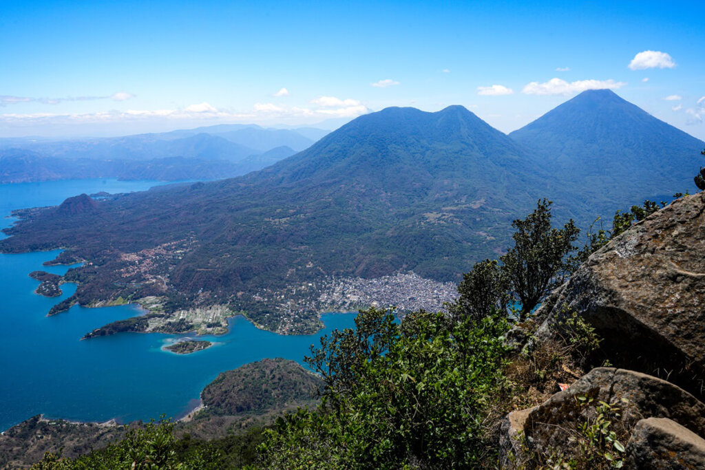 Volcan Toliman and Atitlan view