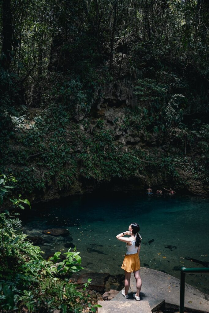 Inland Blue Hole in Belize