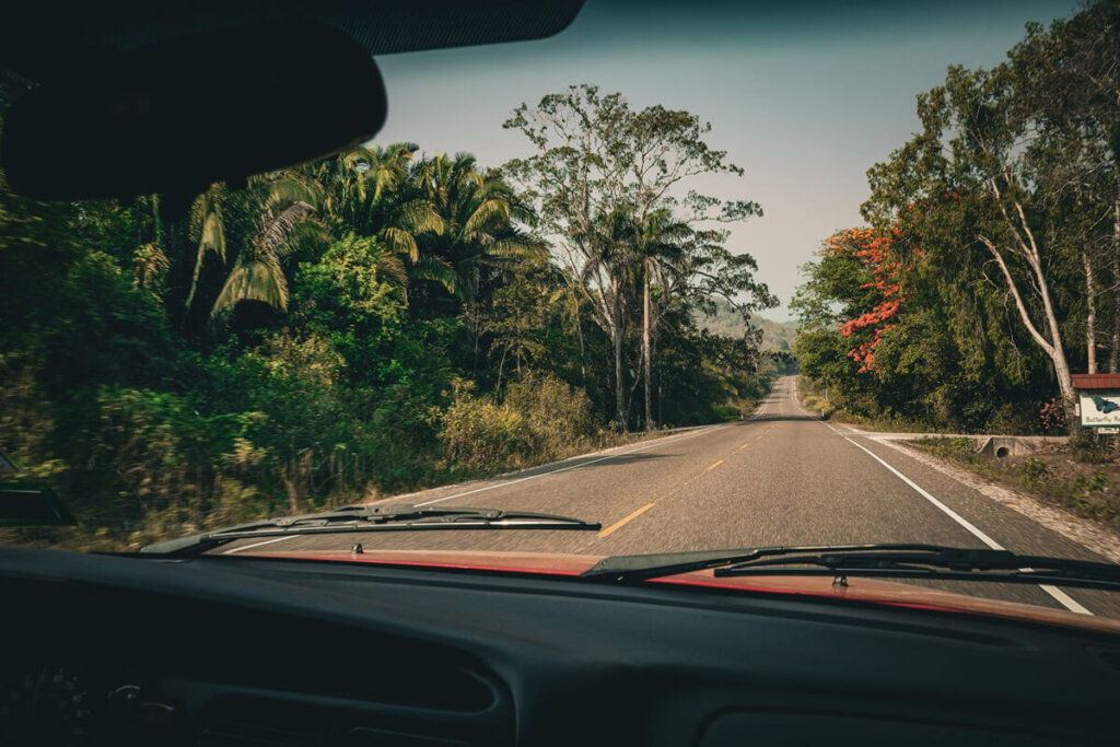 Driving in Belize