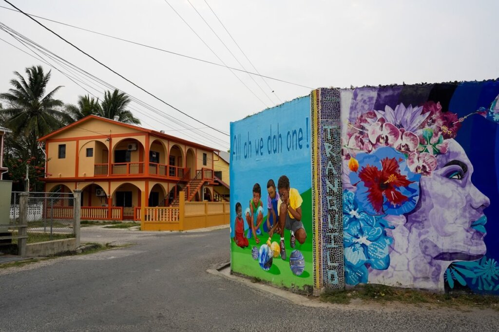 Mural in San Ignacio in Belize