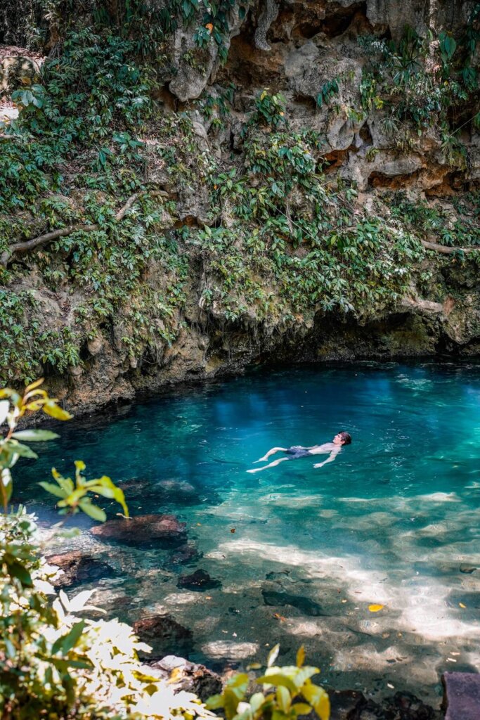 St Herman's Blue Hole National Park in Belize