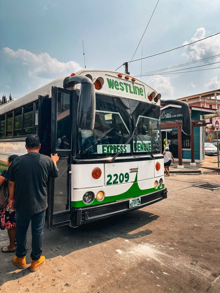 Local bus in Belize