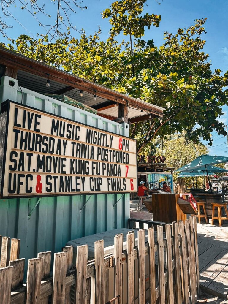 Truck Stop in San Pedro Belize