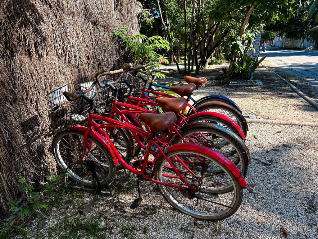 Bikes in Tulum Mexico