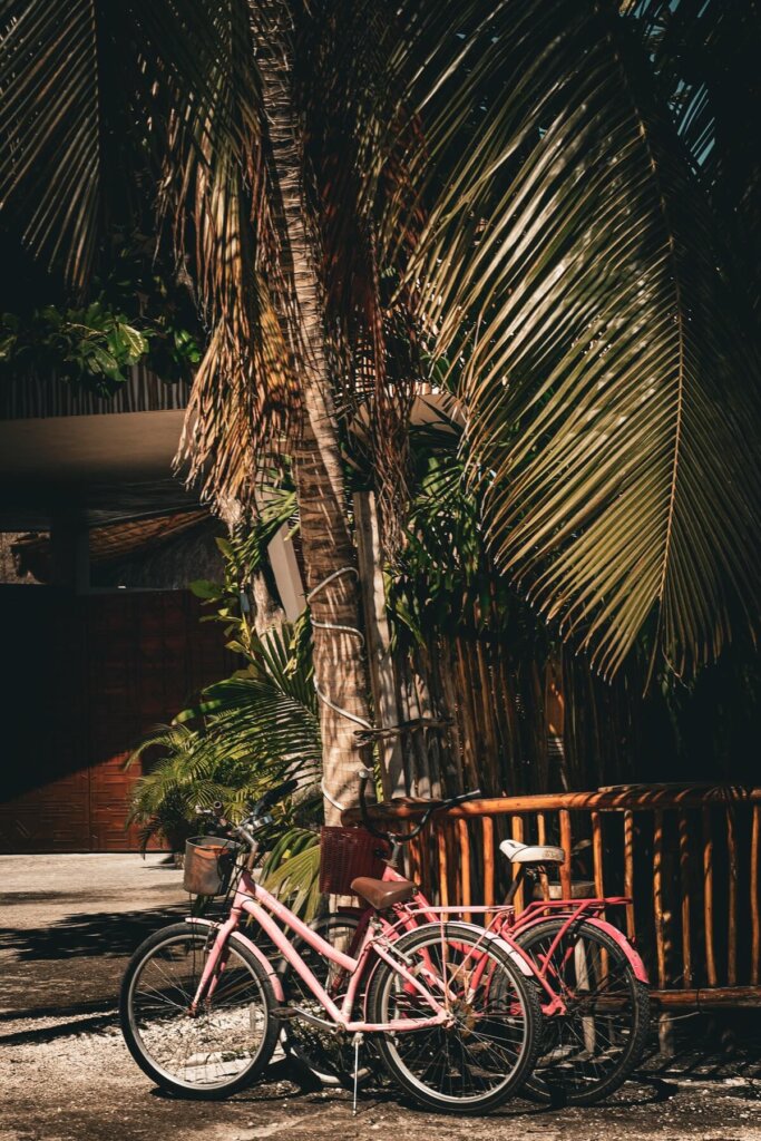 Bikes in Tulum Mexico