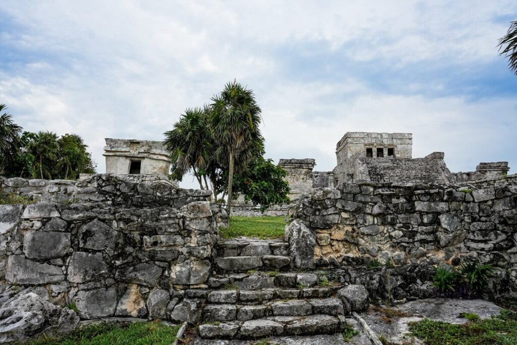 Ancient Maya Ruins in Tulum Mexico