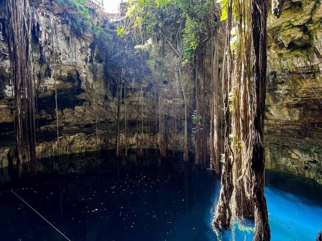 Cenote Oxman near Valladolid in Mexico