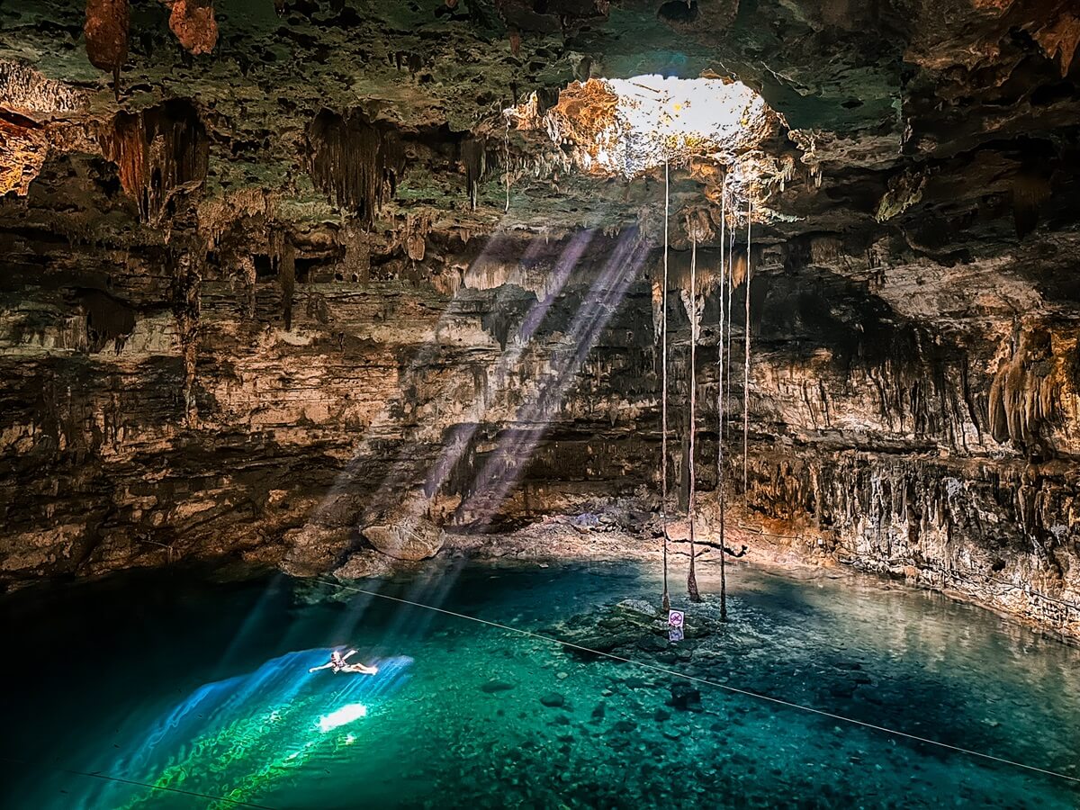 Cenote Samula in Valladolid Mexico