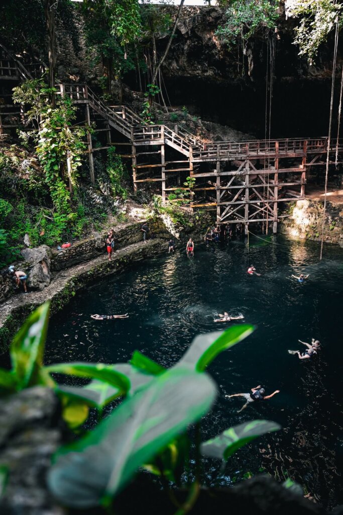 Cenote Zaci in Valladolid Mexico