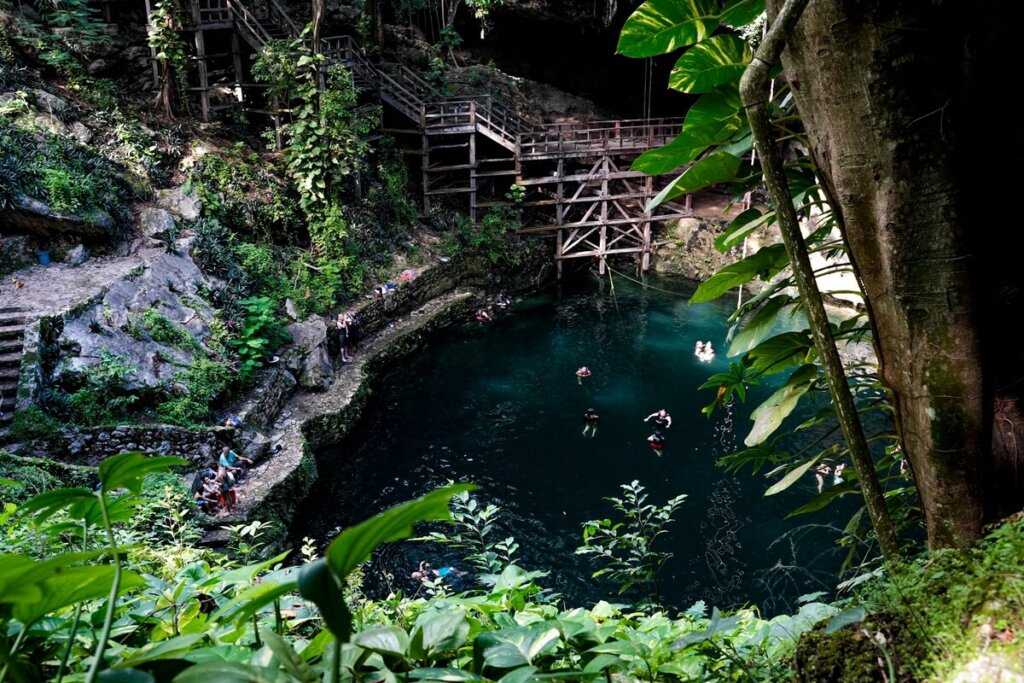 Cenote Zaci in Mexico