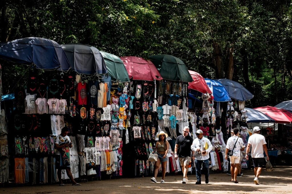 souvenir stands in Mexico