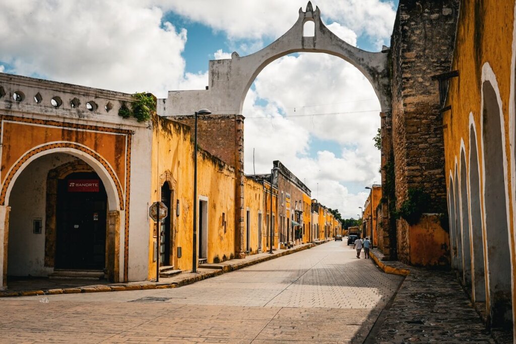 Arch in Izamal Mexico