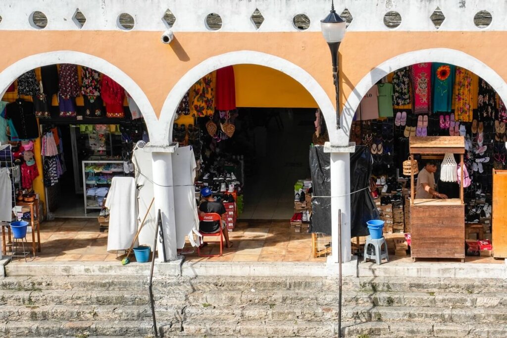 Market in Izamal Mexico