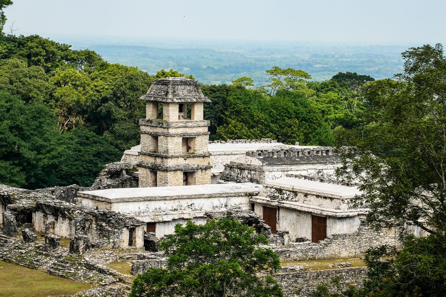 Palenque Ruins in Chiapas Mexico