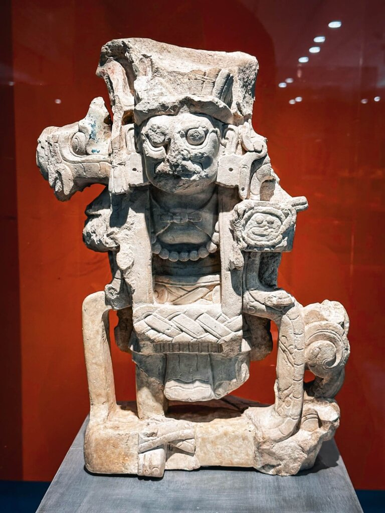 Maya artefact in Palenque Museum