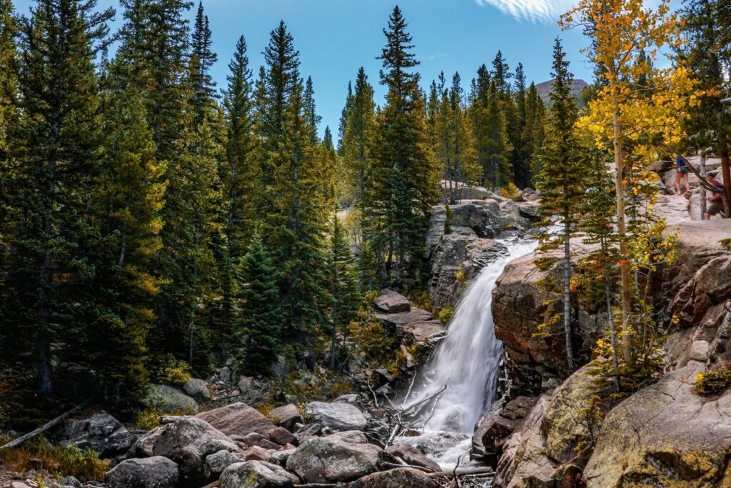 Alberta Falls in RMNP Colorado