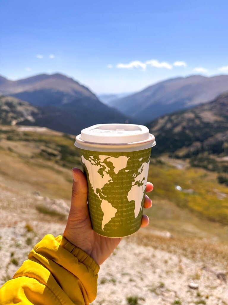 Coffee at the Alpine Visitor Center RMNP