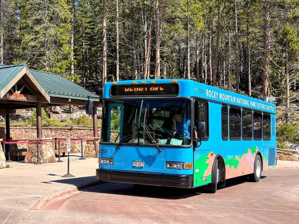 The Hiker Shuttle Bus Rocky Mountain National Park Colorado