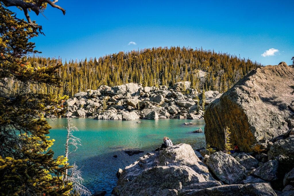 Lake Haiyaha in Colorado