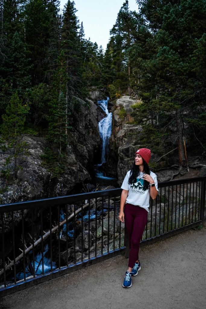 Chasm Falls Viewpoint in RMNP